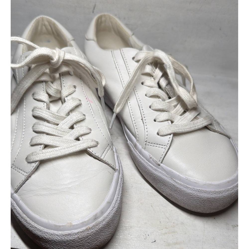 Madewell Sidewalk Low-Top Sneakers in Leather Women's Size 7 EUC